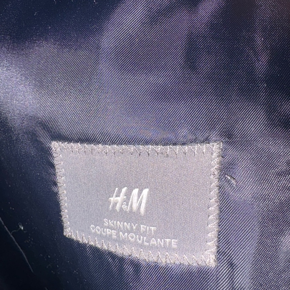 Navy Blue Men's Blazer - Picture 6 of 7